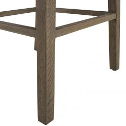 Maison Belfort Chaise de bar Nola - Tissu - Chêne massif - Gris foncé / Chêne foncé -Commodes enfant Soldes 1000008130 210126 14505000006 DETAILS P000000001000008130