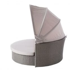 Salon de jardin modulable Soller - Tissu / Polyrotin - Gris clair / Gris -Commodes enfant Soldes 1000118226 040 GALLERYIMAGES P000000001000118226