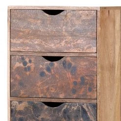 Ars manufacti Commode Pailo II - Manguier massif / Métal - Manguier / Bleu -Commodes enfant Soldes 1000124019 180803 140331102 GALLERYIMAGES P000000001000124019