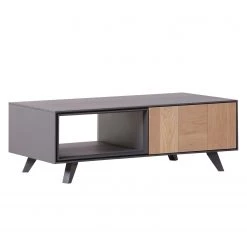 Norrwood Table basse Colfax - Partiellement en chêne massif - chêne / Gris