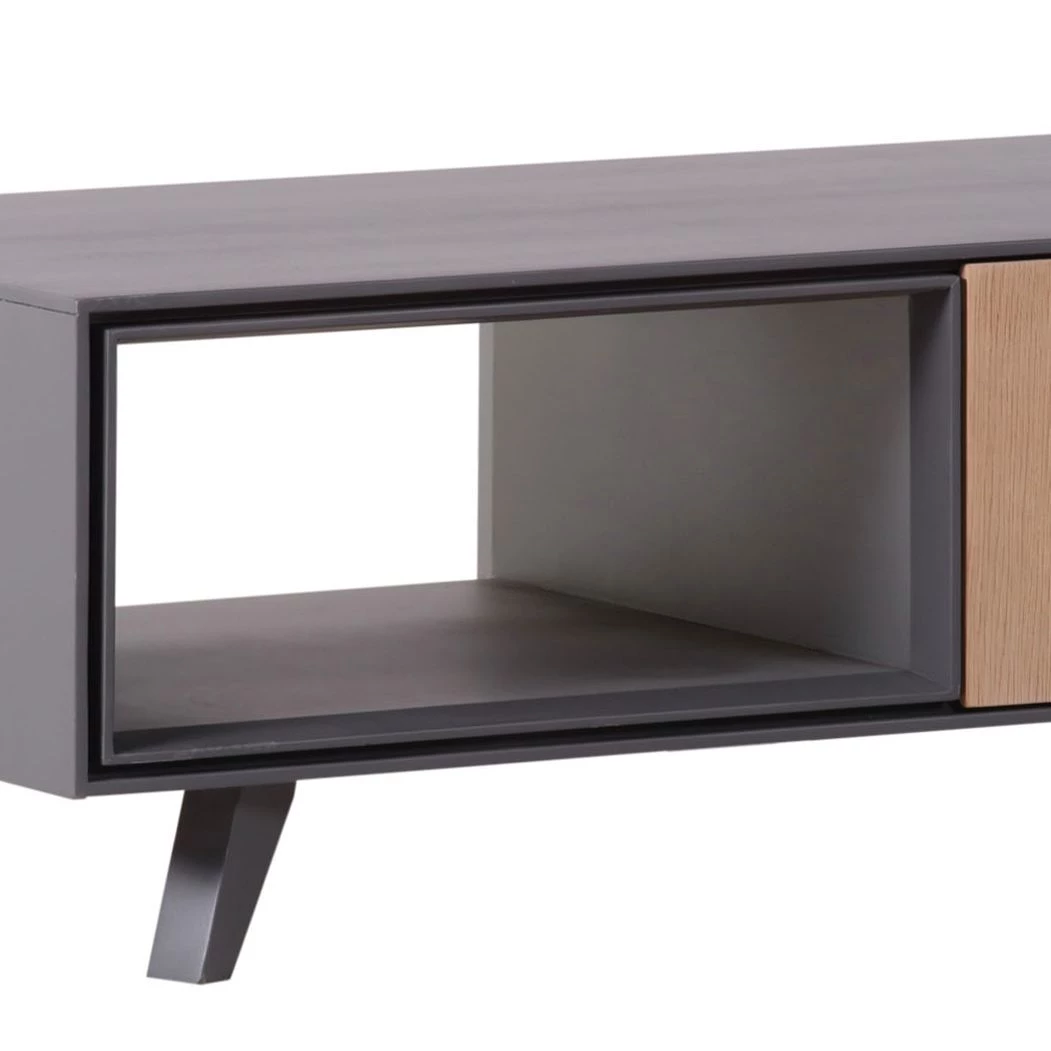 Norrwood Table basse Colfax - Partiellement en chêne massif - chêne / Gris 2 Norrwood Table basse Colfax - Partiellement en chêne massif - chêne / Gris – Image 2