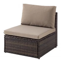 Jardi Fauteuil extérieur Paradise Lounge - Polyrotin / Nylon - Marron / Beige