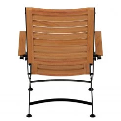 Jardi Chaise longue Tuscany - Acacia massif / Acier - Acacia / Noir -Commodes enfant Soldes 1000135903 190329 16505800034 GALLERYIMAGES P000000001000135903