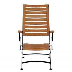 Jardi Chaise longue Tuscany - Acacia massif / Acier - Acacia / Noir -Commodes enfant Soldes 1000135903 190329 16505800037 GALLERYIMAGES P000000001000135903