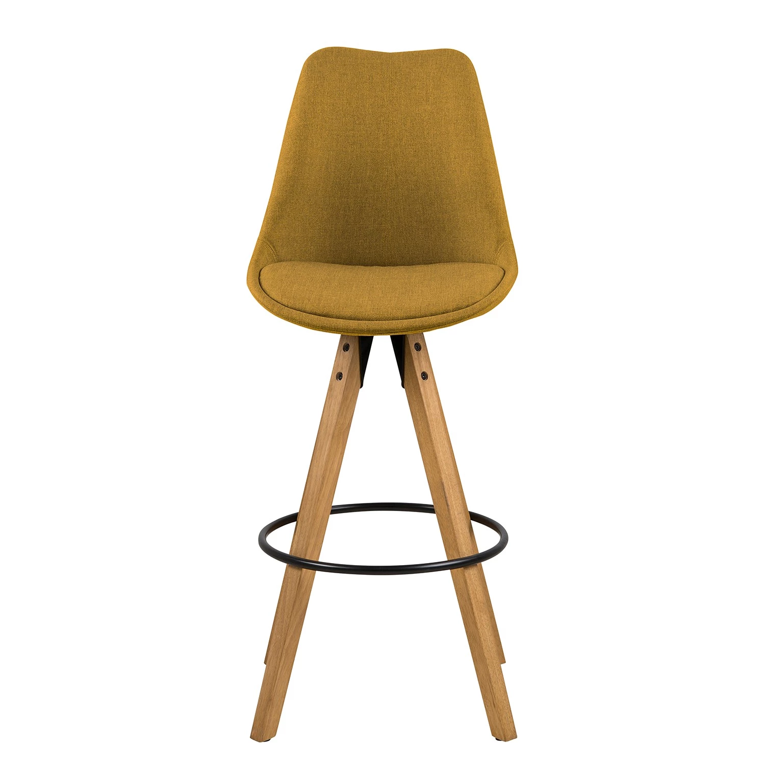 Mørteens Chaises de bar Aledas II - Jaune curry - Lot de 2 3 Mørteens Chaises de bar Aledas II - Jaune curry - Lot de 2 – Image 3