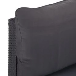 Salon de jardin Goon II (3 éléments) - Aluminium / Matière plastique - Anthracite - Méridienne courte à gauche (vue de face) -Commodes enfant Soldes 1000152739 190412 14300100003 GALLERYIMAGES P000000001000152739