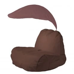 Kayoom Pouf poire Sunset - Revêtement : nylon / Rembourrage : mousse - Marron