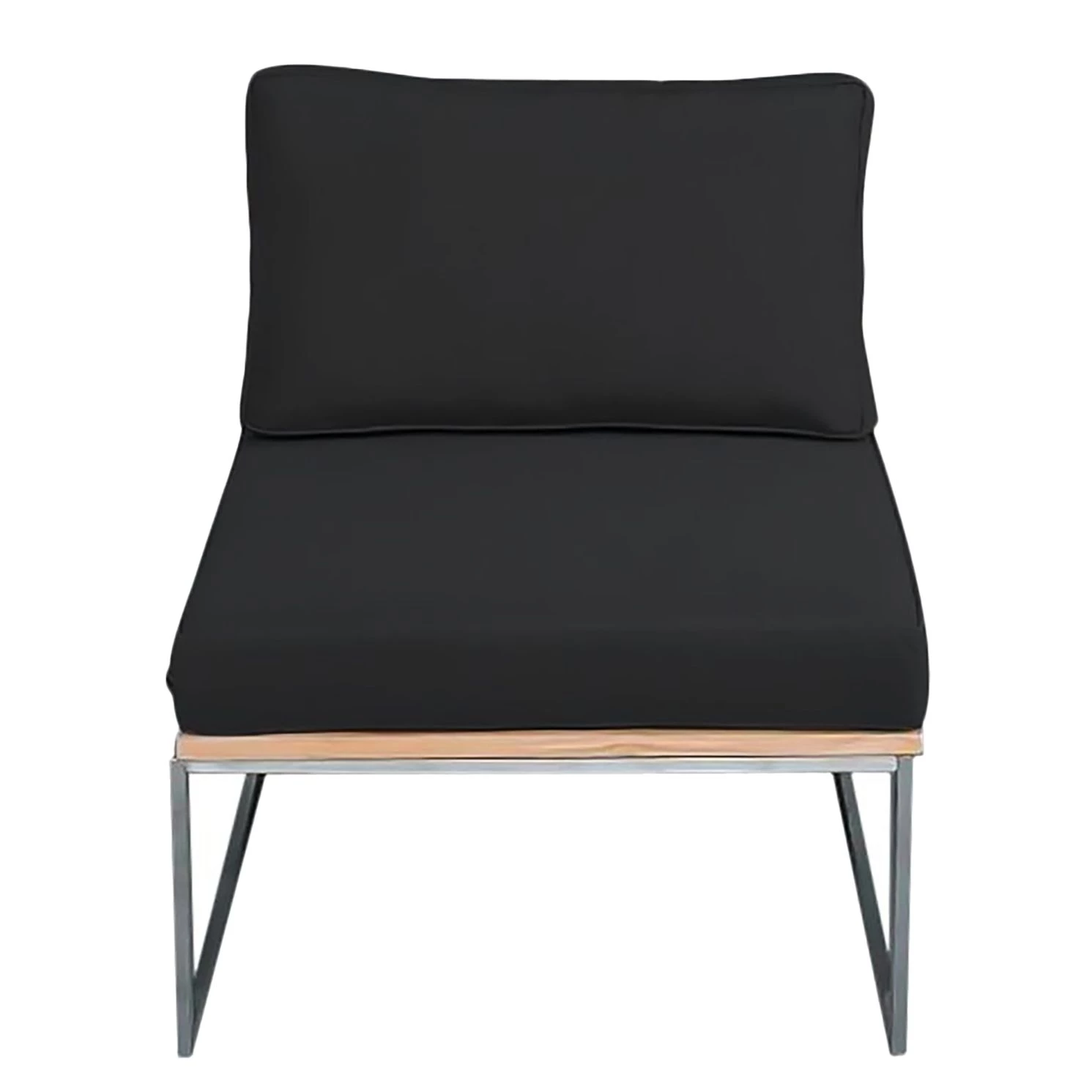 Studio Copenhagen Salon Teakline Exkl. II (5 éléments) - Tissu / Teck massif - Anthracite 4 Studio Copenhagen Salon Teakline Exkl. II (5 éléments) - Tissu / Teck massif - Anthracite – Image 4