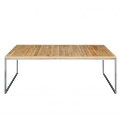 Studio Monroe Salon Teakline Exkl. (6 éléments) - Tissu / Teck massif - Anthracite -Commodes enfant Soldes 1000164537 190319 06170400036 GALLERYIMAGES P000000001000164537