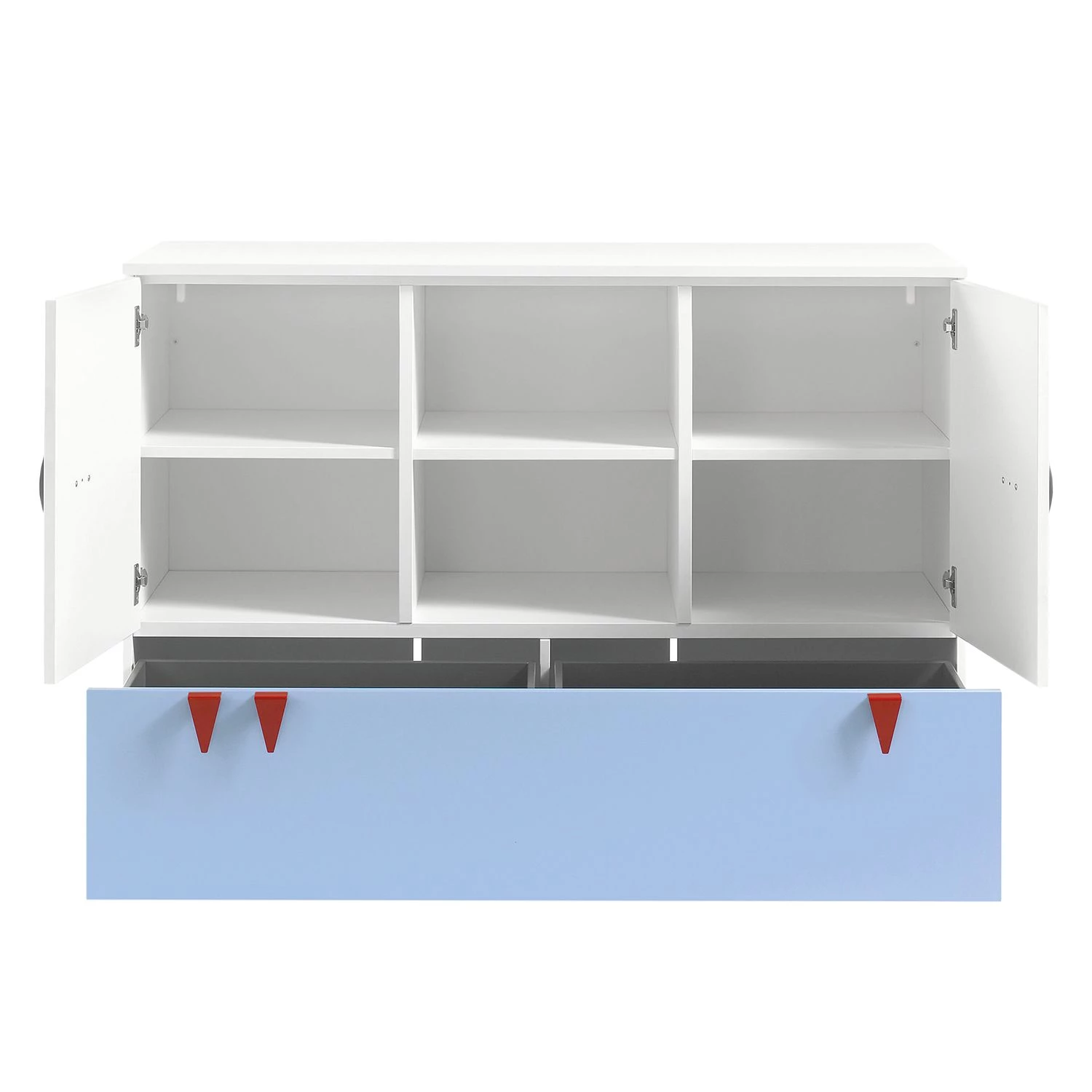 Now! by hülsta Commode hülsta now minimo I - Blanc / Bleu clair 3 Now! by hülsta Commode hülsta now minimo I - Blanc / Bleu clair – Image 3