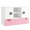 Now! by hülsta Commode hülsta now minimo I - Blanc / Rose