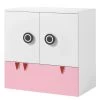 Now! by hülsta Commode hülsta now minimo II - Blanc / Rose