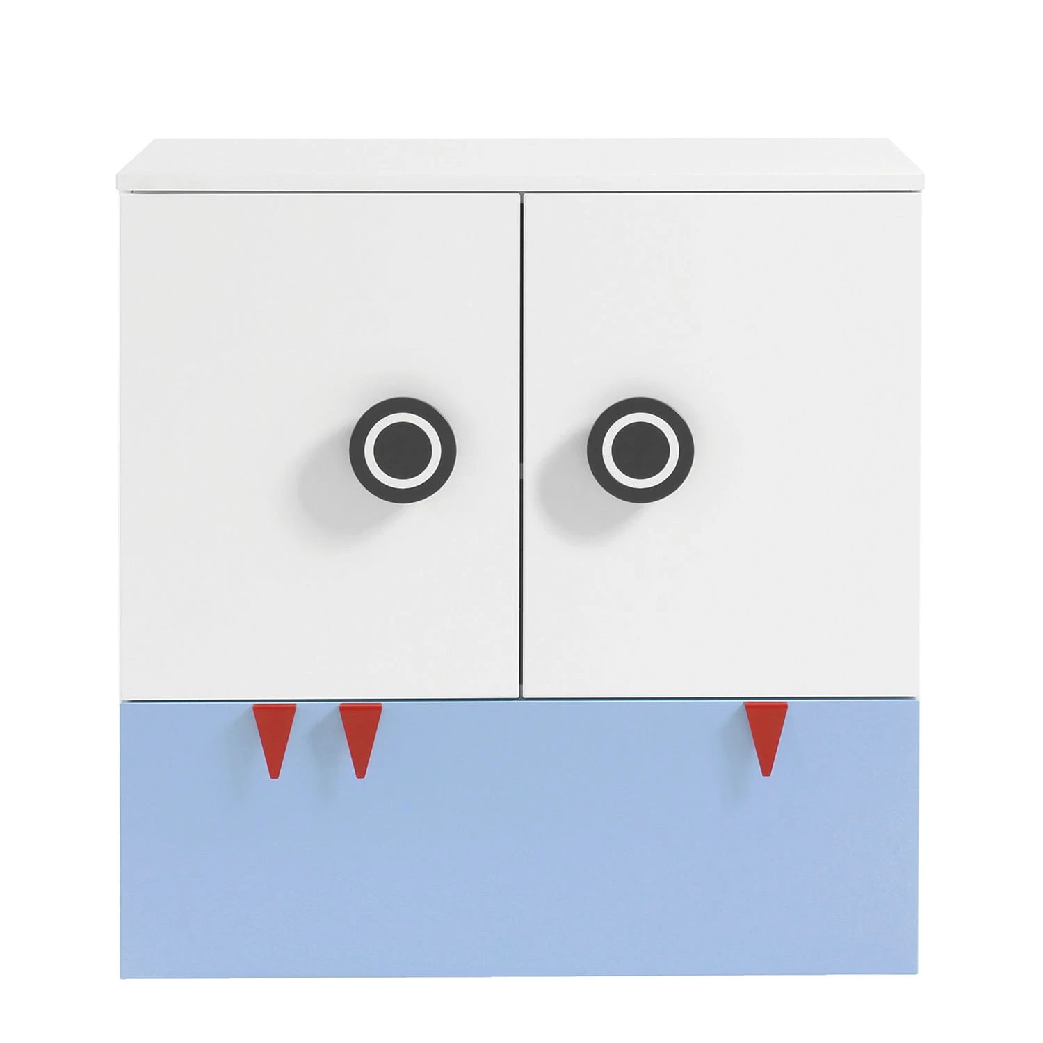 Now! by hülsta Commode hülsta now minimo II - Blanc / Bleu clair 4 Now! by hülsta Commode hülsta now minimo II - Blanc / Bleu clair – Image 4