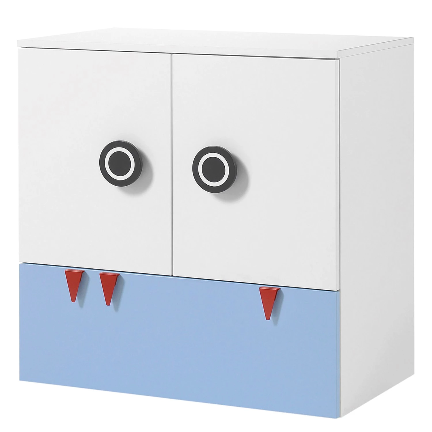 Now! by hülsta Commode hülsta now minimo II - Blanc / Bleu clair 1 Now! by hülsta Commode hülsta now minimo II - Blanc / Bleu clair