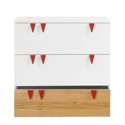 Now! by hülsta Commode hülsta now minimo IV - Blanc / Marron clair -Commodes enfant Soldes 1000164760 190312 16141800220 GALLERYIMAGES P000000001000164760