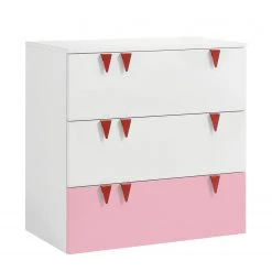 Now! by hülsta Commode hülsta now minimo IV - Blanc / Rose