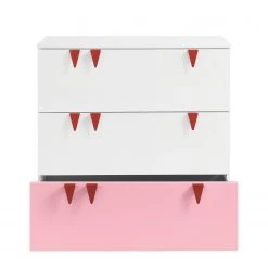 Now! by hülsta Commode hülsta now minimo IV - Blanc / Rose -Commodes enfant Soldes 1000164762 190312 16142000231 GALLERYIMAGES P000000001000164762