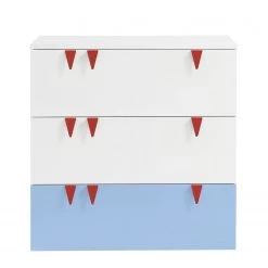 Now! by hülsta Commode hülsta now minimo IV - Blanc / Bleu clair -Commodes enfant Soldes 1000164765 190312 16142100243 GALLERYIMAGES P000000001000164765