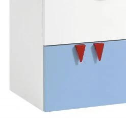 Now! by hülsta Commode hülsta now minimo IV - Blanc / Bleu clair -Commodes enfant Soldes 1000164765 190312 16142100247 GALLERYIMAGES P000000001000164765