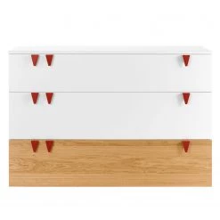 Now! by hülsta Commode hülsta now minimo V - Blanc / Marron clair -Commodes enfant Soldes 1000164772 190312 16142500275 GALLERYIMAGES P000000001000164772