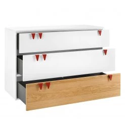 Now! by hülsta Commode hülsta now minimo V - Blanc / Marron clair -Commodes enfant Soldes 1000164772 190312 16142500276 GALLERYIMAGES P000000001000164772