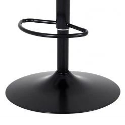 Tenzo Chaises de bar Zeb (lot de 2) - Imitation cuir / Métal - Noir / Marron -Commodes enfant Soldes 1000165505 190329 07103200004 GALLERYIMAGES P000000001000165505