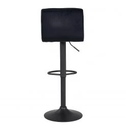 Loftscape Chaises de bar Irma (lot de 2) - Velours / Acier - Noir -Commodes enfant Soldes 1000171102 210107 17560200005 DETAILS P000000001000171102