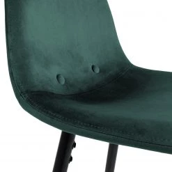 Jack & Alice Chaise de bar Sendo (lot de 2) - Velours/ Métal - Turquoise / Noir -Commodes enfant Soldes 1000172233 220315 032 DETAILS P000000001000172233