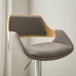 Fredriks Chaise de bar Bedsted - Tissu / Métal - Anthracite - Anthracite -Commodes enfant Soldes 1000176729 200305 12310700009 DETAILS P000000001000176729