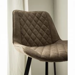 Ars manufacti Chaises de bar Epra (lot de 2) - microfibre / Métal - Limon vintage -Commodes enfant Soldes 1000176730 200612 15314700008 DETAILS P000000001000176730