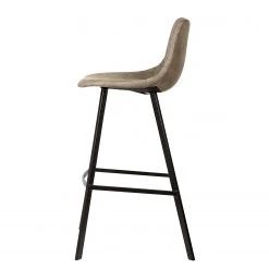 Ars manufacti Chaises de bar Luhi (lot de 2) - Microfibre / Acier - Limon vintage -Commodes enfant Soldes 1000176732 190614 12072700183 GALLERYIMAGES P000000001000176732