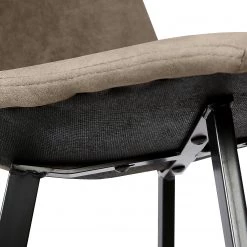 Ars manufacti Chaises de bar Luhi (lot de 2) - Microfibre / Acier - Limon vintage -Commodes enfant Soldes 1000176732 190614 12072800187 GALLERYIMAGES P000000001000176732