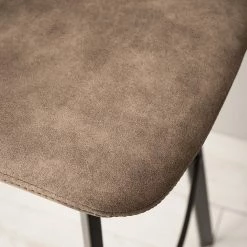 Ars manufacti Chaises de bar Luhi (lot de 2) - Microfibre / Acier - Limon vintage -Commodes enfant Soldes 1000176732 200310 11100600003 DETAILS P000000001000176732