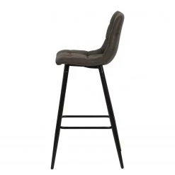 Ars manufacti Chaises de bar Donnell (lot de 2) - Microfibre/ Acier - Noir mat - Anthracite 15 Ars manufacti Chaises de bar Donnell (lot de 2) - Microfibre/ Acier - Noir mat - Anthracite -Commodes enfant Soldes 1000178088 190913 11554400026 DETAILS P000000001000178088