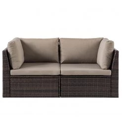 Jardi Salon Paradise Lounge (2 éléments) - Polyrotin / Nylon - Marron / Beige -Commodes enfant Soldes 1000179710 190906 06043600030 DETAILS P000000001000179710