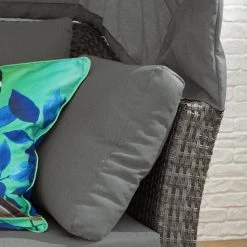 Jardi Salon lounge Le Vaux II (5 éléments) - Tissu / Polyrotin - Gris -Commodes enfant Soldes 1000182809 200403 12314100030 DETAILS P000000001000182809