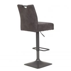 Loftscape Chaises de bar Topid (lot de 2) - Microfibre / Acier - Gris vintage / Gris -Commodes enfant Soldes 1000184869 190826 17314800086 DETAILS P000000001000184869