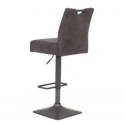Loftscape Chaises de bar Topid (lot de 2) - Microfibre / Acier - Gris vintage / Gris -Commodes enfant Soldes 1000184869 190826 17314800088 DETAILS P000000001000184869