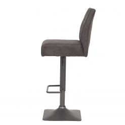 Loftscape Chaises de bar Topid (lot de 2) - Microfibre / Acier - Gris vintage / Gris -Commodes enfant Soldes 1000184869 190826 17314800089 DETAILS P000000001000184869