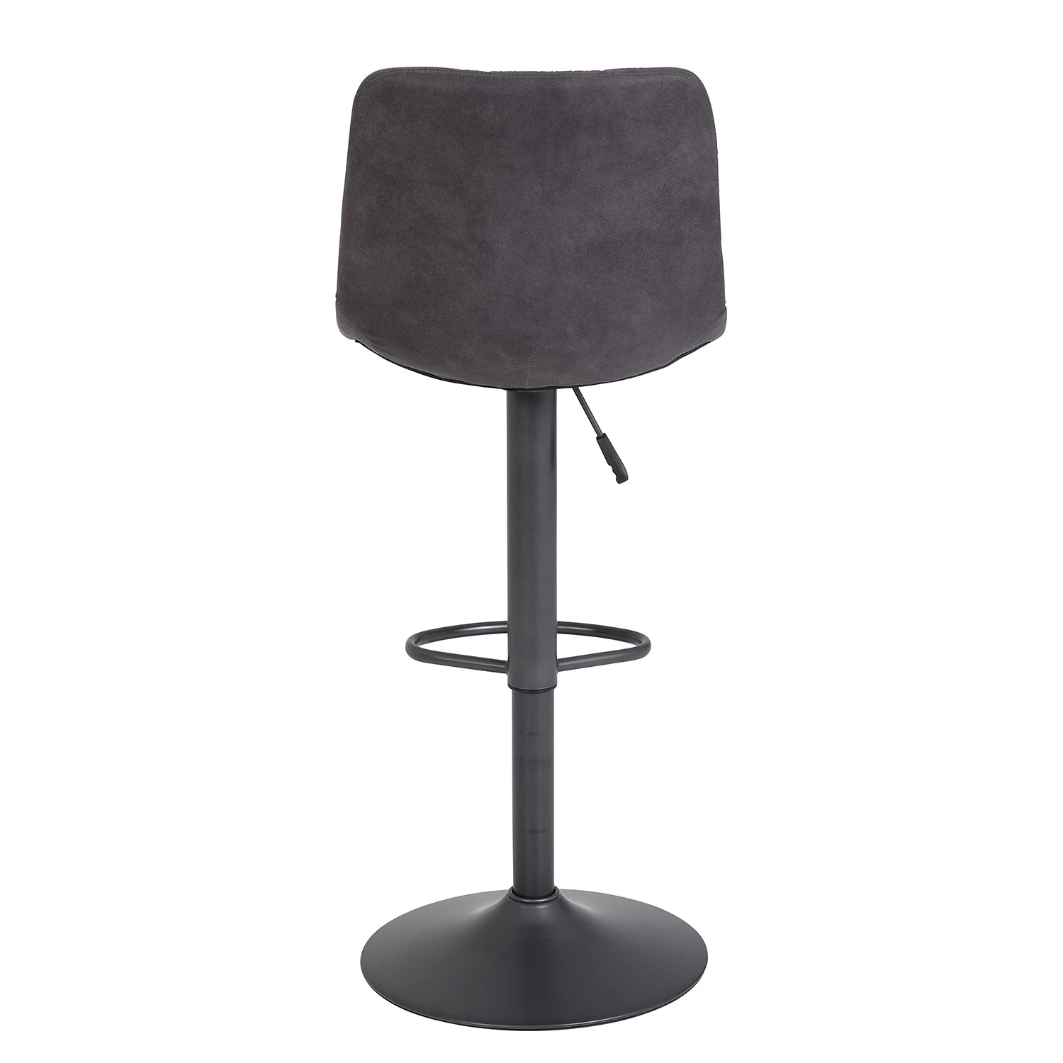 Loftscape Chaises de bar Sevid (lot de 2) - Microfibre / Acier - Anthracite - Noir vintage 7 Loftscape Chaises de bar Sevid (lot de 2) - Microfibre / Acier - Anthracite - Noir vintage – Image 7