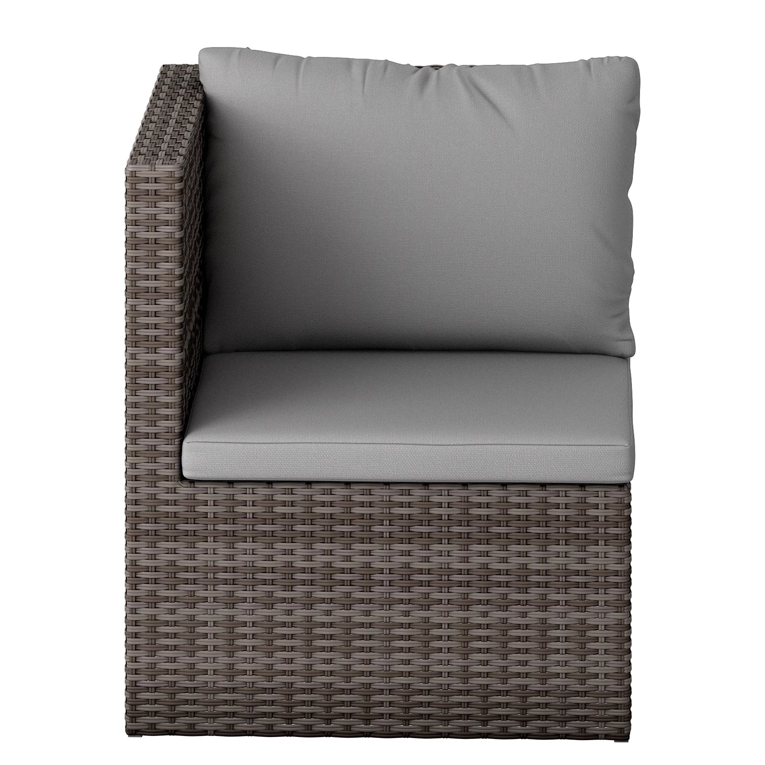 Jardi Ensemble lounge Roizy (6 éléments) - Polyrotin / Tissu - Gris / Acacia 7 Jardi Ensemble lounge Roizy (6 éléments) - Polyrotin / Tissu - Gris / Acacia – Image 7