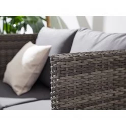 Jardi Ensemble lounge Roizy (6 éléments) - Polyrotin / Tissu - Gris / Acacia 37 Jardi Ensemble lounge Roizy (6 éléments) - Polyrotin / Tissu - Gris / Acacia -Commodes enfant Soldes 1000197007 200616 14035500002 DETAILS P000000001000197007