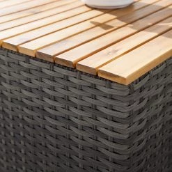 Jardi Ensemble lounge Roizy (6 éléments) - Polyrotin / Tissu - Gris / Acacia 40 Jardi Ensemble lounge Roizy (6 éléments) - Polyrotin / Tissu - Gris / Acacia -Commodes enfant Soldes 1000197007 200616 14035600005 DETAILS P000000001000197007