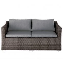 Jardi Ensemble lounge Lenax (4 éléments) - Polyrotin / Tissu - Gris / Beige -Commodes enfant Soldes 1000197021 200505 12221700005 DETAILS P000000001000197021