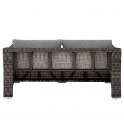 Jardi Ensemble lounge Lenax (4 éléments) - Polyrotin / Tissu - Gris / Beige -Commodes enfant Soldes 1000197021 200505 12221700007 DETAILS P000000001000197021