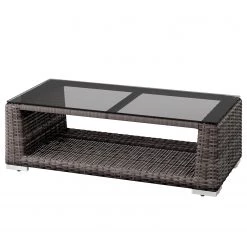 Jardi Ensemble lounge Lenax (4 éléments) - Polyrotin / Tissu - Gris / Beige -Commodes enfant Soldes 1000197021 200505 12221700008 DETAILS P000000001000197021