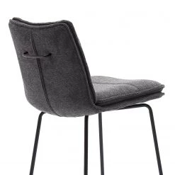 Fredriks Chaise de bar Hesket (lot de 2) - Chenille / Acier - Noir mat - Anthracite -Commodes enfant Soldes 1000201144 200317 18342700021 DETAILS P000000001000201144