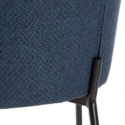 Mørteens Chaise de bar Cantil - Tissu / Acier - Noir - Bleu foncé -Commodes enfant Soldes 1000205102 210119 13042800026 DETAILS P000000001000205102