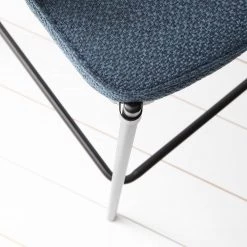 Mørteens Chaise de bar Cantil - Tissu / Acier - Noir - Bleu foncé -Commodes enfant Soldes 1000205102 210311 07561600010 DETAILS P000000001000205102