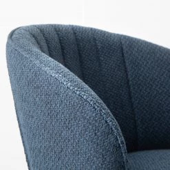 Mørteens Chaise de bar Cantil - Tissu / Acier - Noir - Bleu foncé -Commodes enfant Soldes 1000205102 210311 07561900013 DETAILS P000000001000205102